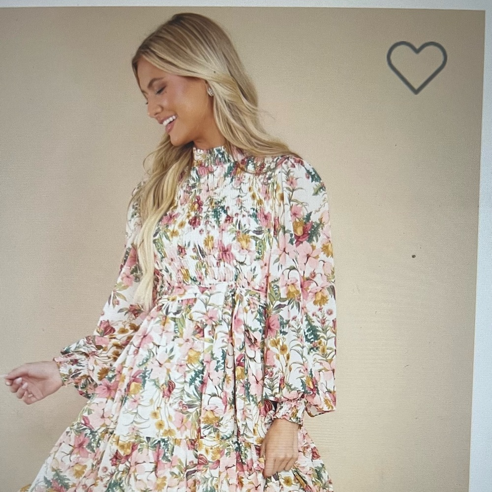 Beautiful AURA floral dress size L